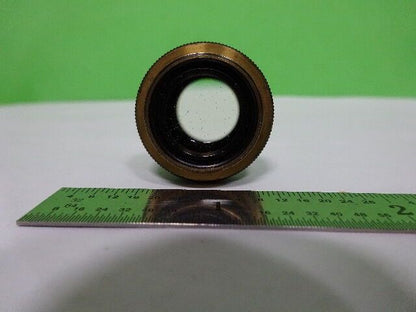 MICROSCOPE PART ZEISS GERMANY POLMI OBJECTIVE 4X POL OPTICS AS IS #AQ-03