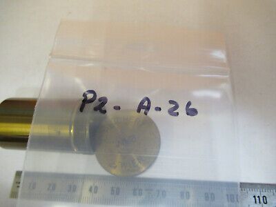 REICHERT AUSTRIA EMPTY BRASS CANISTER OBJECTIVE MICROSCOPE AS PICTURED P2-A-26