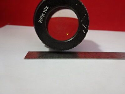 REICHERT POLYVAR LEICA WPK 10X EYEPIECE OPTICS MICROSCOPE PART AS IS #91-45