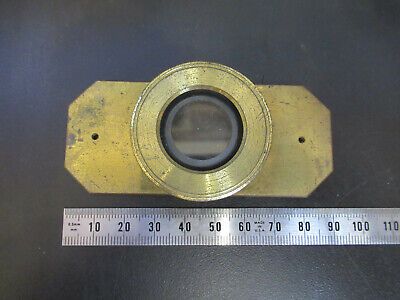 ANTIQUE BRASS COMPRESSORIUM  SLIDE UK MICROSCOPE PART AS PICTURED &P5-A-99