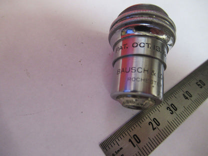 BAUSCH LOMB OBJECTIVE 10X 16mm LENS OPTICS  MICROSCOPE PART AS PICTURED S9-A-11