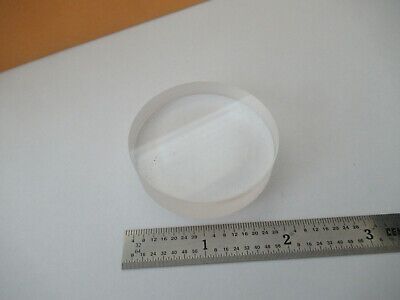 OPTICAL FLAT FUSED SILICA 2" DIAMETER LASER OPTICS AS PICTURED &F5-A-05