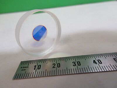 HP FUSED SILICA COATED FLAT LENS LASER OPTICS AS PICTURED &Z9-A-68