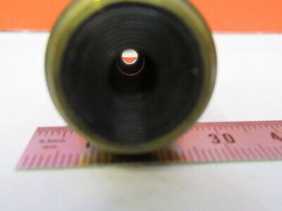 ANTIQUE BRASS SPENCER OBJECTIVE 95X LENS MICROSCOPE PART AS PICTURED &F6-B-118