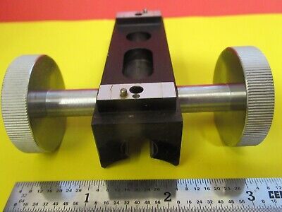 BAUSCH LOMB STAGE HOLDER TUBUS MICROSCOPE PART AS PICTURED #FT-6-138