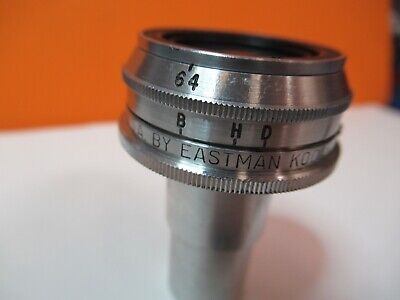 EASTMAN KODAK EYEPIECE PART LENS MICROSCOPE OPTICS AS PICTURED &14-B-32