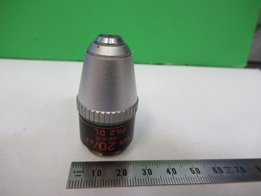 NIKON JAPAN OBJECTIVE 20X /160 PHASE DL MICROSCOPE PART AS PICTURED 8X-A-07