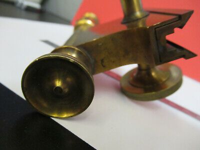 ANTIQUE BAUSCH LOMB BRASS RARE LIMB FRAME MICROSCOPE PART AS PICTURED mB7-A-26