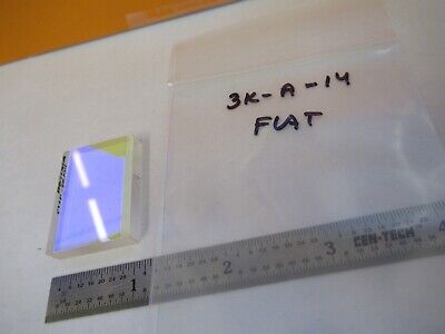 OPTICAL FLAT COATED RECTANGLE OPTICS AS PICTURED &3K-A-14