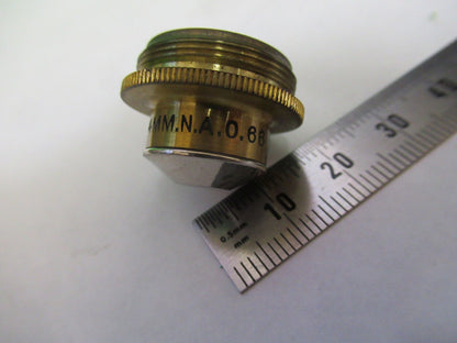 ANTIQUE SPENCER AO BRASS OBJECTIVE 4mm MICROSCOPE PART AS PICTURED &75-B-09