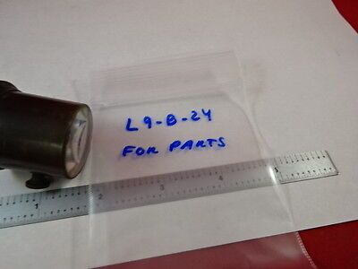 ANTIQUE BRASS MOUNTED LENS MICROSCOPE PART OPTICS #L9-B-24