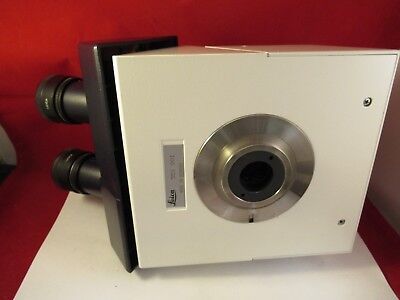 LEICA DMR GERMANY HEAD 551011 BINOCULAR MICROSCOPE PART OPTICS &100-30