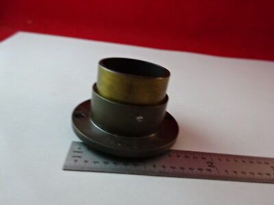 ZEISS GERMANY BRASS MOUNTED LENS IN35 MICROSCOPE PART AS IS #Q3-A-53