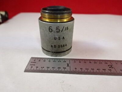 MICROSCOPE PART OBJECTIVE AO 6.5X EPI INFINITY AMERICAN OPTICS AS IS B#C6-C-06