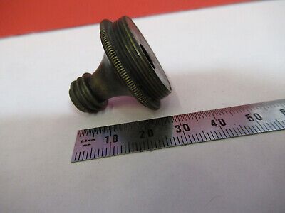 ANTIQUE BRASS NACHET OBJECTIVE FRANCE MICROSCOPE PART AS PICTURED &F6-B-16