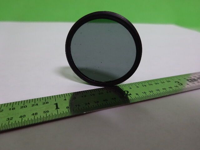 MICROSCOPE PART POLARIZER POL FAIR CONDITION FILTER OPTICS AS IS #H1-B-16