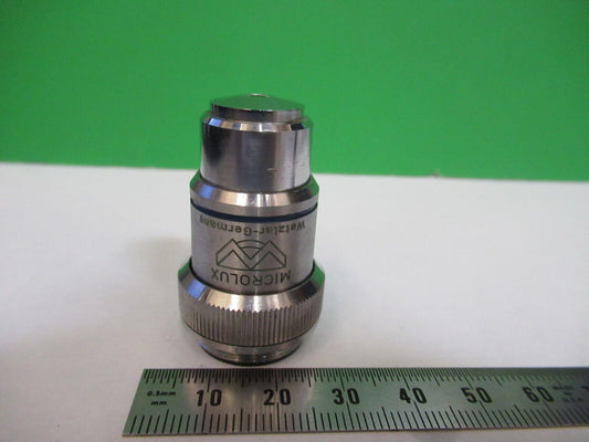 MICROLUX WETZLAR GERMANY 43X OBJECTIVE LENS MICROSCOPE PART AS PICTURED G5-A-96