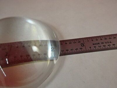 LARGE THICK BI CONVEX LENS OPTICS OPTICAL AS PICTURED &C2-B-05