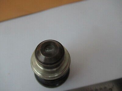 ANTIQUE BRASS BECK LONDON OBJECTIVE LENS MICROSCOPE PART AS PICTURED #F3-A-13