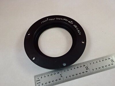 MIL SPEC OPTICAL COMPONENT MOUNTED LENS LASER OPTICS DEVICE AS IS &Z5-04