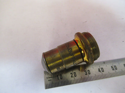 ANTIQUE BRASS SPENCER OBJECTIVE 10X  MICROSCOPE PART AS PICTURED &P8-A-103