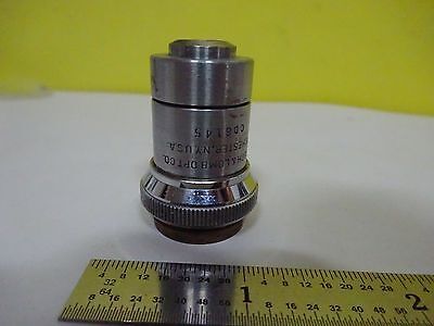 FÜR TEILE MIKROSKOP OBJEKTIVE BAUSCH LOMB 10X OPTICS AS IS BIN#P7-32