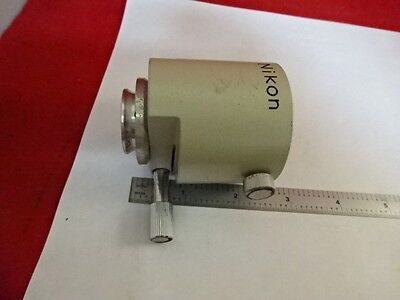 NIKON JAPAN CAMERA ADAPTER OPTICS MICROSCOPE PART AS PICTURED &86-80