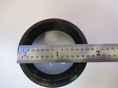 UNKNOWN MAKER 2X STEREO OBJECTIVE MICROSCOPE PART OPTICS AS PICTURED &85-B-77