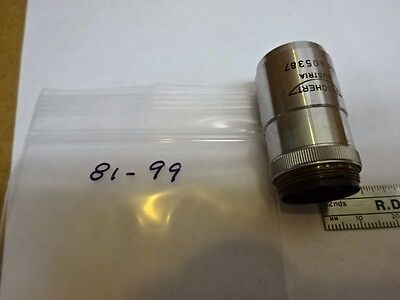 MICROSCOPE PART REICHERT AUSTRIA OBJECTIVE EPI 32X /210 OPTICS AS IS #81-99