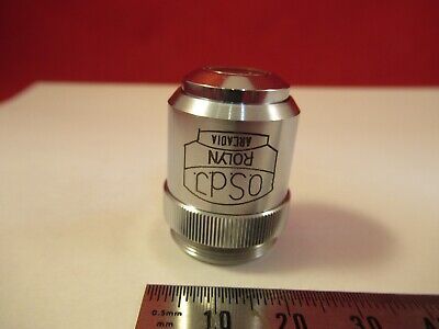 ROLYN OBJECTIVE 5X MICROSCOPE PART OPTICS AS PICTURED &12-A-52