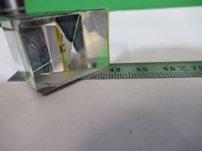 FOR PARTS AO USA GLASS PRISM HEAD OPTICS MICROSCOPE PART AS PICTURED &R2-A-118