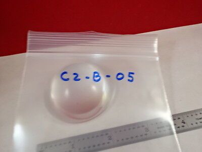 LARGE THICK BI CONVEX LENS OPTICS OPTICAL AS PICTURED &C2-B-05