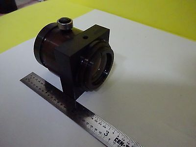 MICROSCOPE PART LEITZ GERMANY LENS BRASS MOUNTED OPTICS AS IS BIN#W6-17