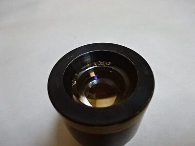 MICROSCOPE PART BRASS MOUNTED LENS 625580 MAG 18.5X OPTICS AS IS &8C-FT-09