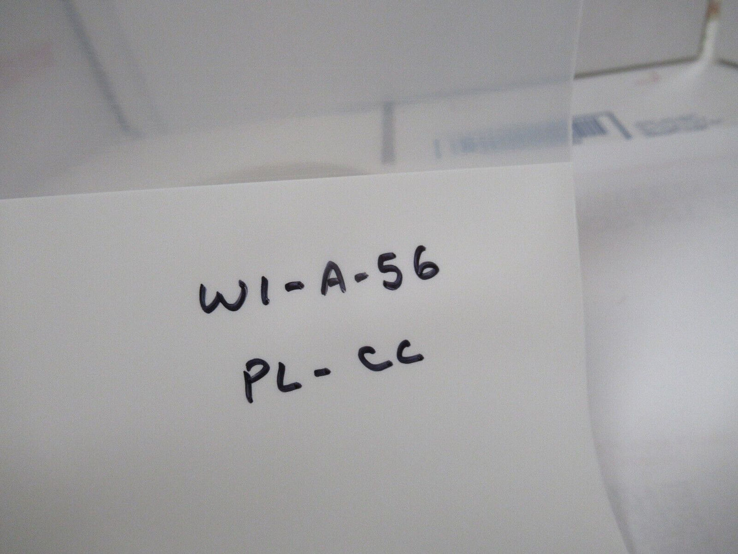 OPTICAL THICK GLASS LENS PREFORM PL-CC LASER OPTICS AS PICTURED W1-A-56