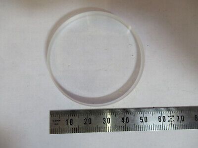 OPTICAL 50mm DIAMETER FLAT FUSED SILICA LASER OPTICS AS PICTURED P3-A-50A