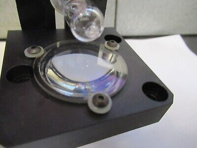 OLYMPUS JAPAN LAMP + LENS CONVEX ILLUMINATOR MICROSCOPE PART AS PICTURED W8-A-41