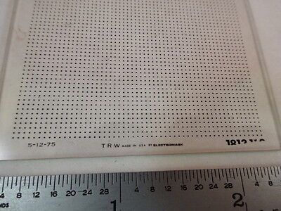 TRW OPTICAL MASK WITH COMPONENTS DEVICES COLLECTABLE PART AS PICTURED &Z7-20