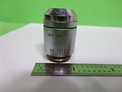 MICROSCOPE PART OBJECTIVE AO PLAN EPI 10X INFINITY AMERICAN OPTICS AS IS B#AF-16