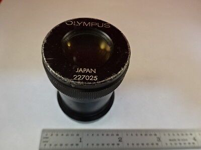 MICROSCOPE PART EYEPIECE OCULAR OLYMPUS PHOTO 227025 JAPAN OPTICS AS IS #M4-B-14