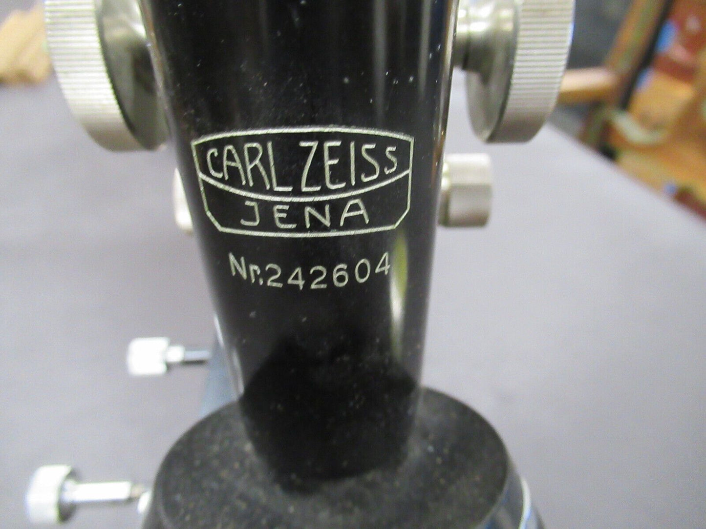 RARE FOLDABLE CARL ZEISS ANTIQUE MICROSCOPE AS PICTURED TC-3