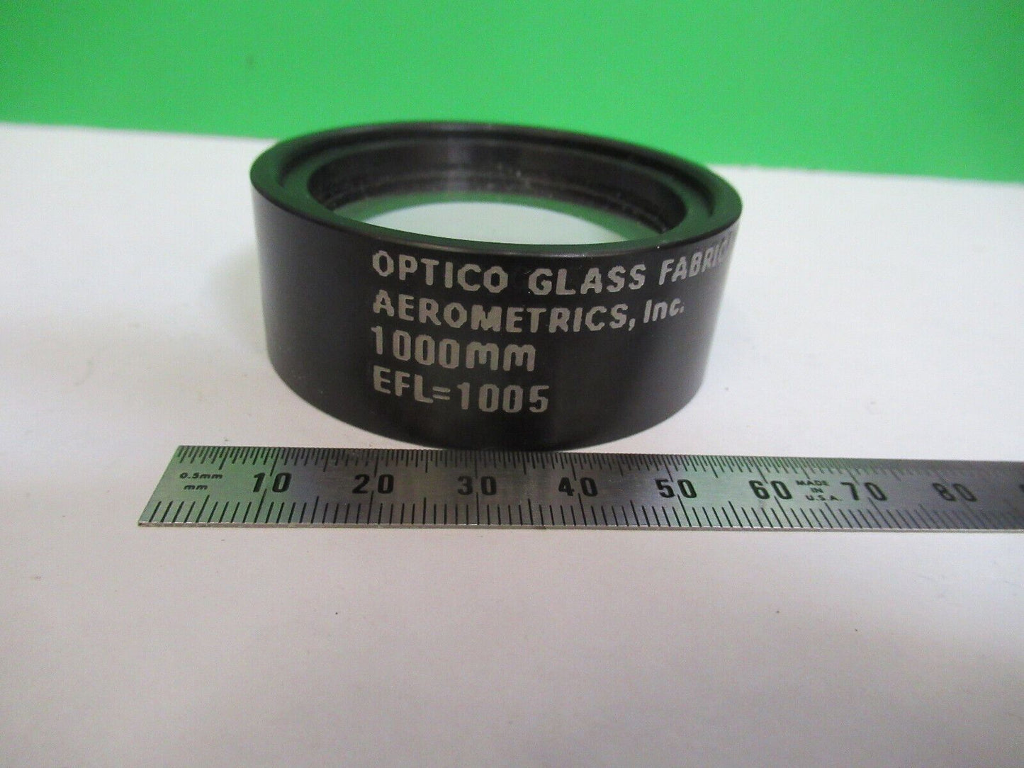 OPTICO GLASS AEROMETRICS FL 1000mm OPTICS LENS AS PICTURED &Q4-A-18