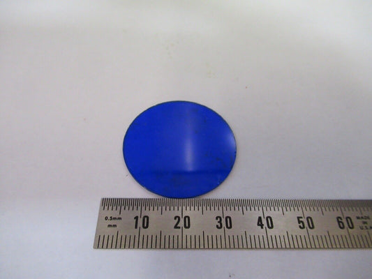 BAUSCH LOMB BLUE GLASS FILTER [chip] OPTICS MICROSCOPE PART AS PIC  z7-b-05