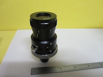 MICROSCOPE PART OLYMPUS JAPAN OPTICS EYEPIECE 211359 AS IS BIN#T7-20