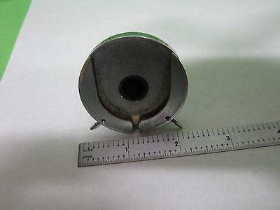 MICROSCOPE PART OBJECTIVE 58X MOUNTED OPTICS AS IS BIN#V1-05