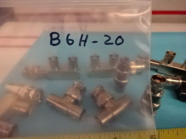 LOT BNC CONNECTOR ADAPTERS  RF MICROWAVE FREQUENCY AS PICTURED AS IS #B6H-20