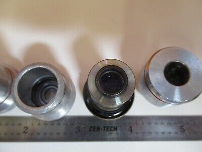 LOT LENSES OBJECTIVE OPTICS MICROSCOPE PART AS PICTURED &1E-C-92