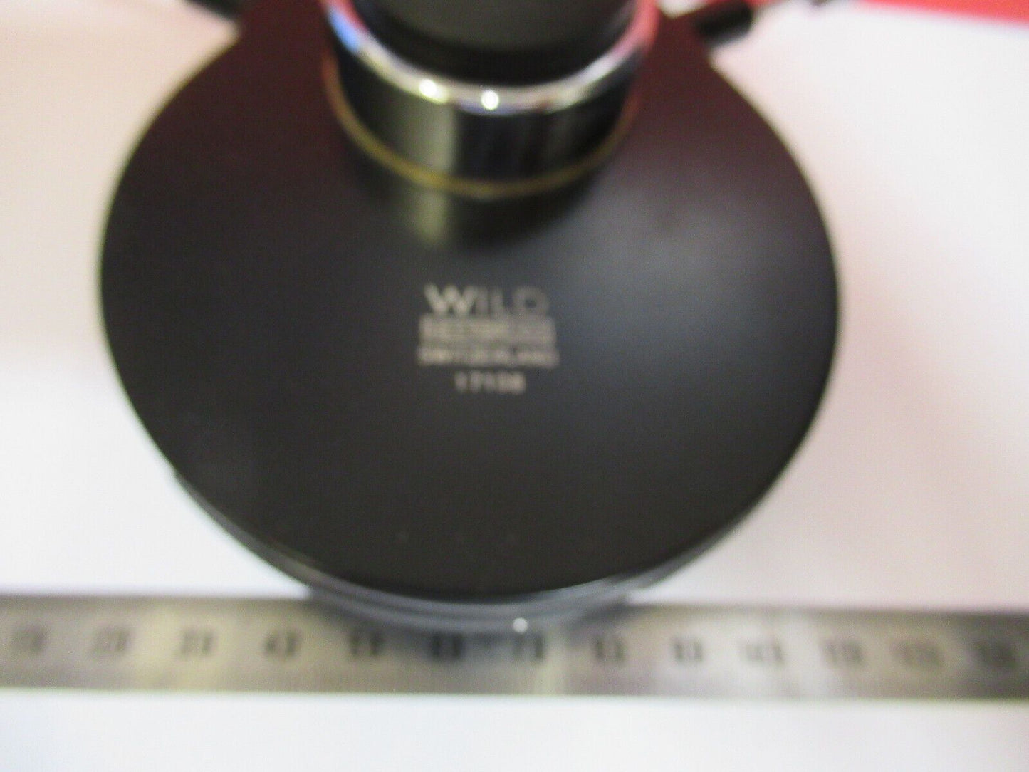 MICROSCOPE PART WILD SWISS CONDENSER IRIS PHASE OPTICS M20 AS PICTURED Y7-B-03