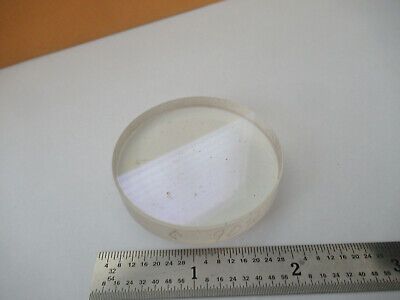 OPTICAL FLAT FUSED SILICA 2" DIAMETER LASER OPTICS AS PICTURED &F5-A-07