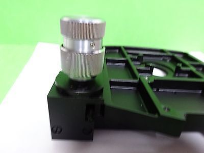 MICROSCOPE PART WILD HEERBRUGG SWISS M-12 STAGE TABLE OPTICS AS IS BIN#Z1-05